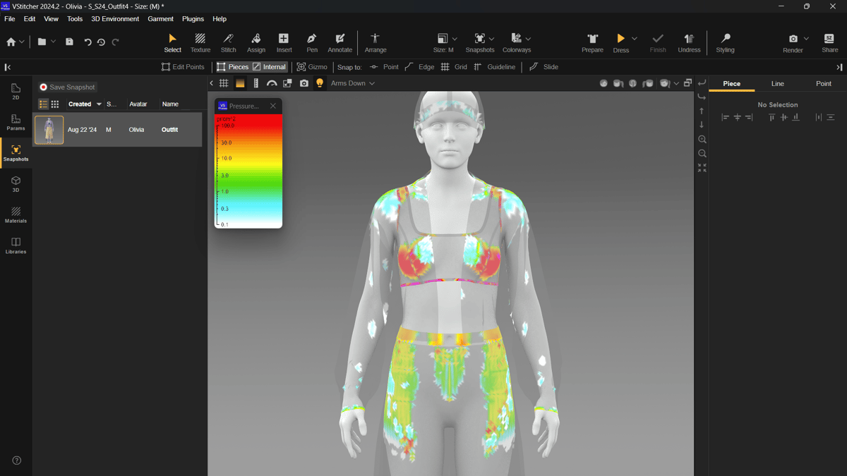 fit validation 3d fashion design